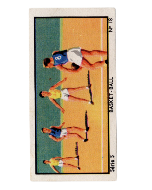 1933 Jacques Chocolat Les Sports Illustres Serie S Type 2 #18 Basketball Card (Belgium) front